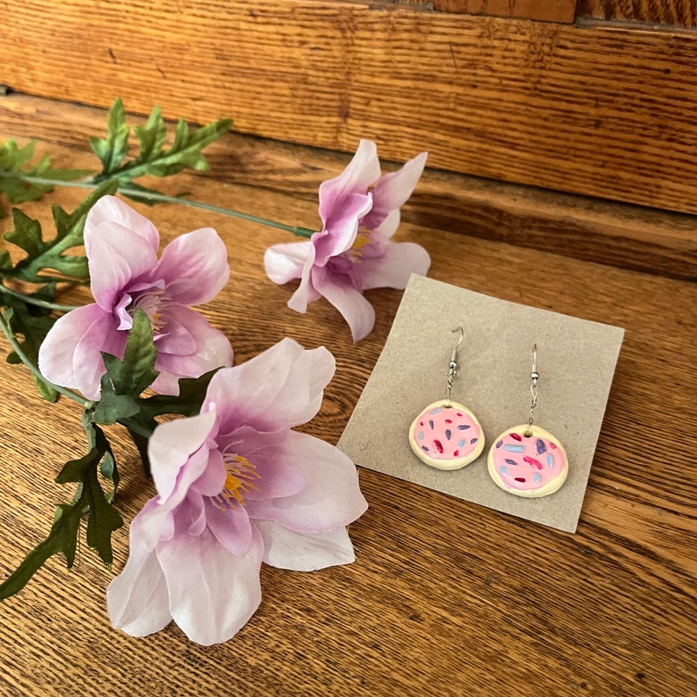 Handmade Sugar Cookie Earrings
